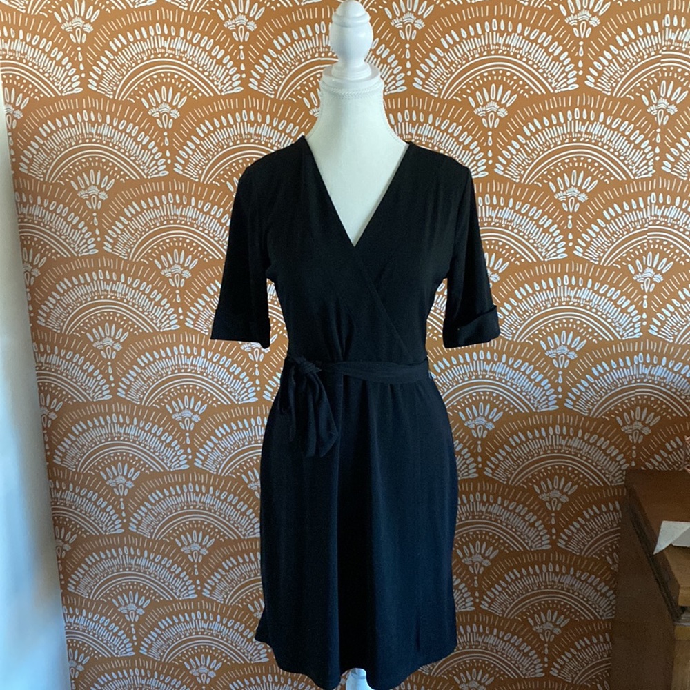 Faux Wrap Dress